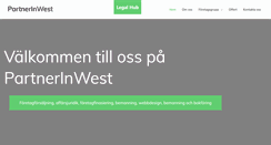 Desktop Screenshot of partnerinwest.se