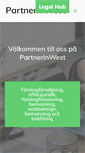 Mobile Screenshot of partnerinwest.se